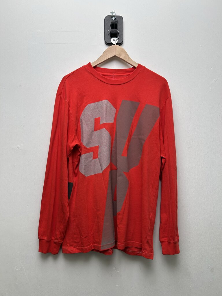 New Supreme Red 3M Spellout Long Sleeve Sz.Medium