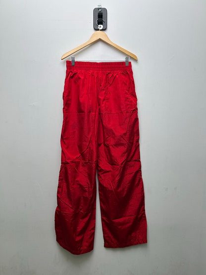 Preowned HMDD Red Spellout Track Pants Sz.Small