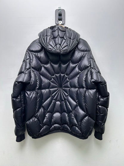 Preowned Moncler Spiderman Web Black Sz.4