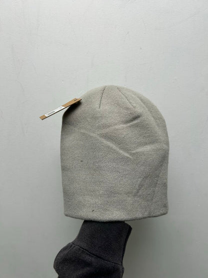 New Stussy Navy Big Logo Grey Beanie
