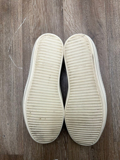 Preowned Rick Owens Black Milk Leather Vans Sz.47