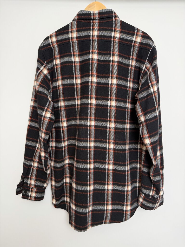 Preowned Celine Black Red Flannel size M/L