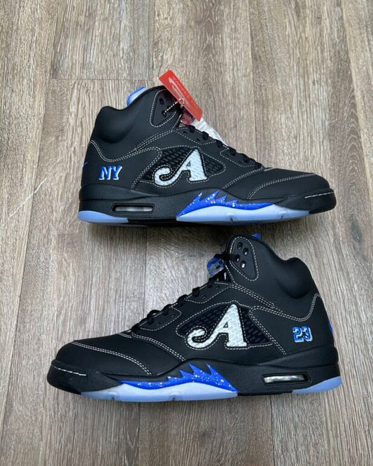 New Jordan 5 Awake NY Black Blue sz.10.5