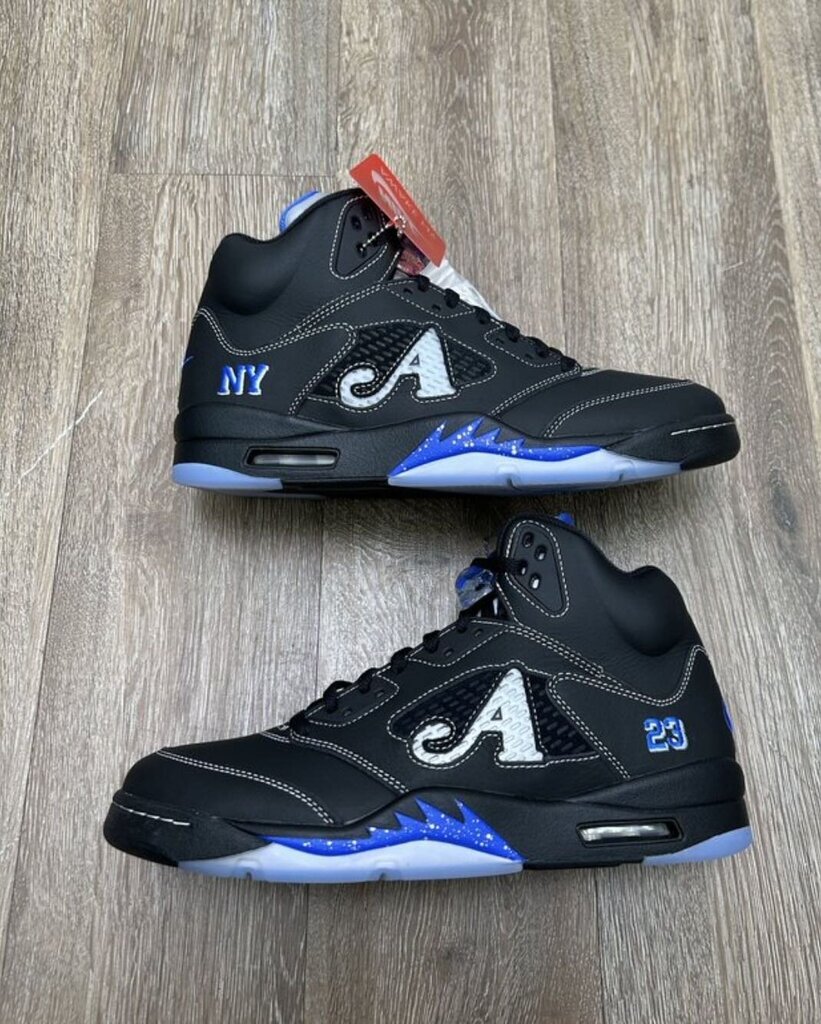 New Jordan 5 Awake NY Black Blue sz.10.5