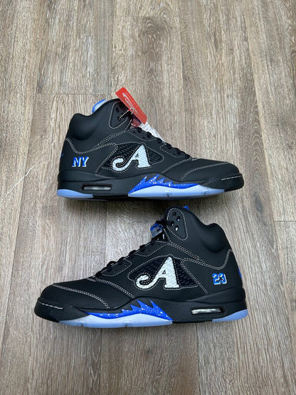 New Jordan 5 Awake NY Black Blue sz.10.5