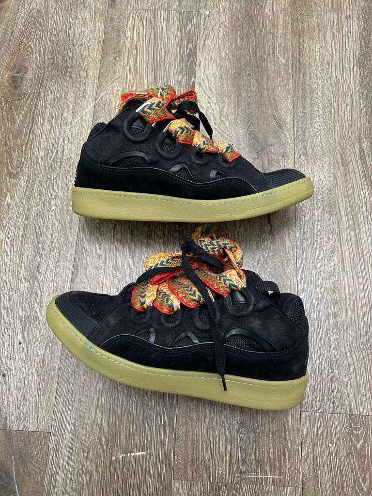 Preowned Lanvin Black Curb Sneaker sz.44( NO BOX)