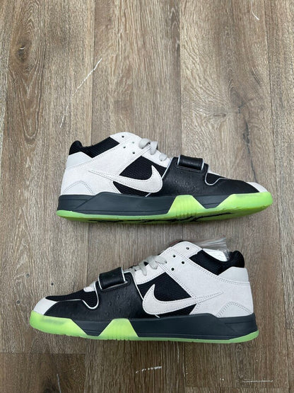 New Jordan Tracis Scott Chase B Jumpman Jack Neon Silver sz.10.5
