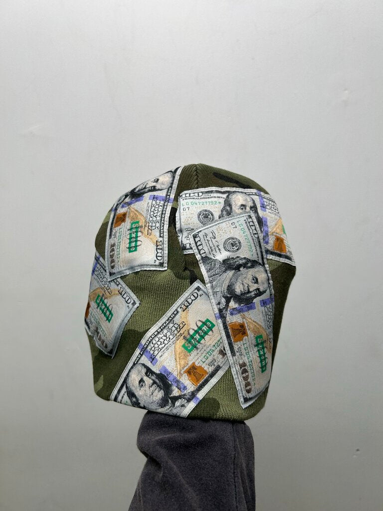 New Supreme Money Camo Beanie