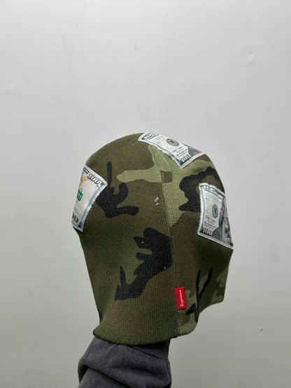 New Supreme Money Camo Beanie