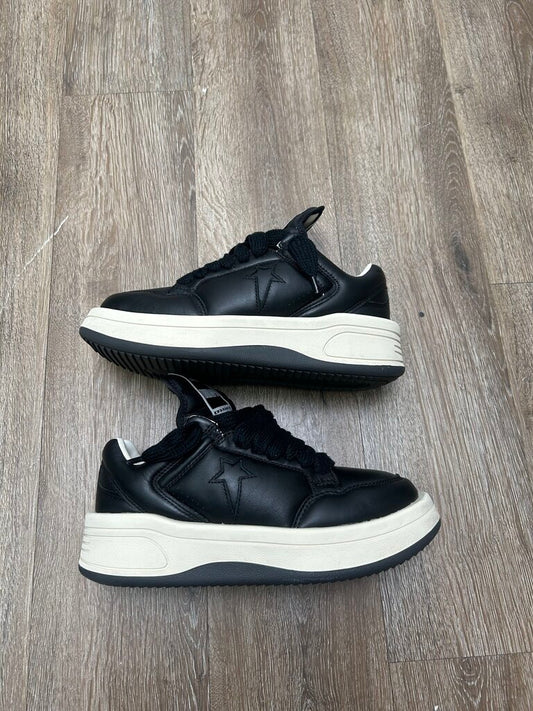 Preowned Rick Owens Turbowpn Black Milk Sz.6.5M