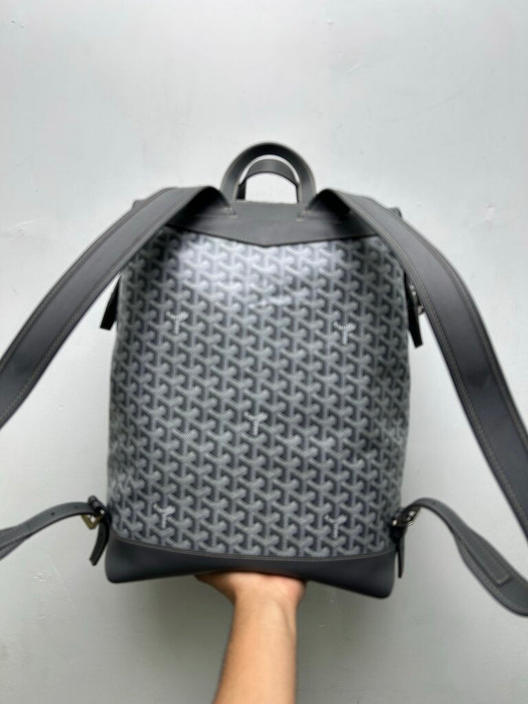 Preowned Goyard Cisalpin Grey Bookbag Backpack