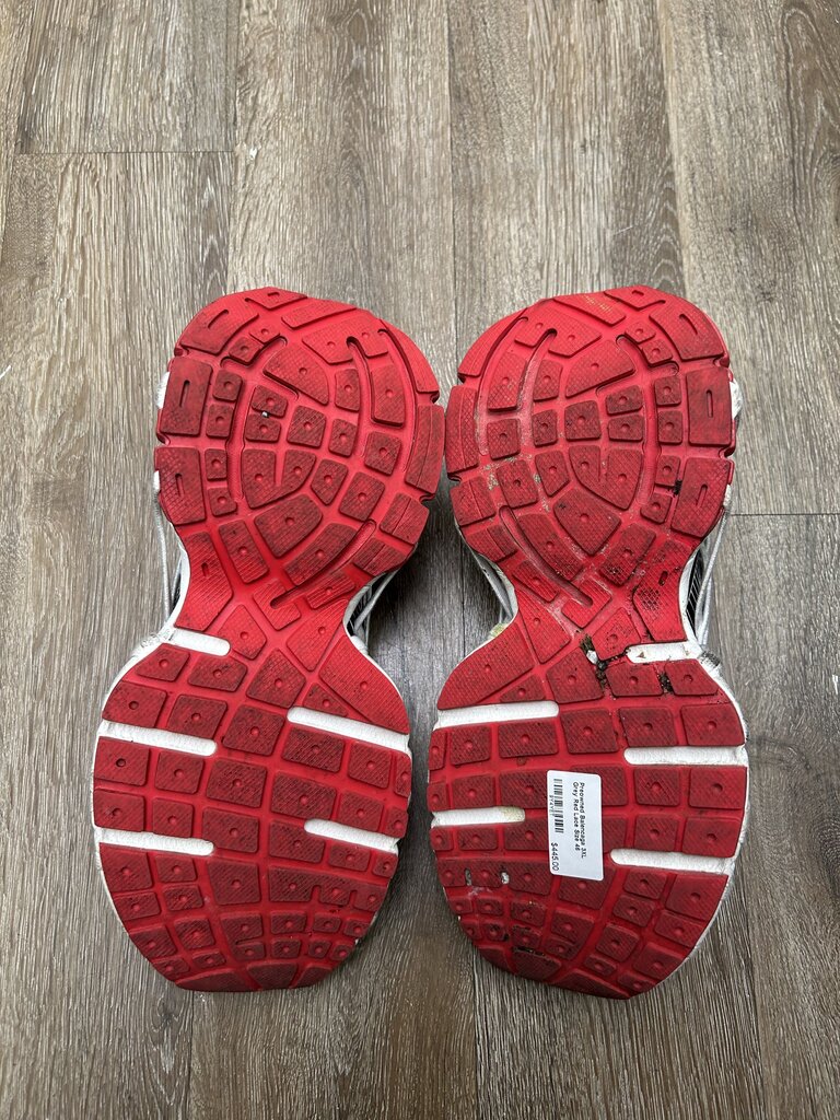Preowned Balencaga 3XL Grey Red Lace Size 46