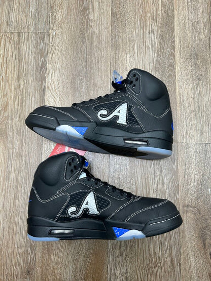 New Jordan 5 Awake Black Blue Sz.9