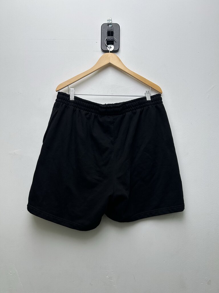 Preowned Balenciaga Campign Black Logo Shorts Sz.XXL