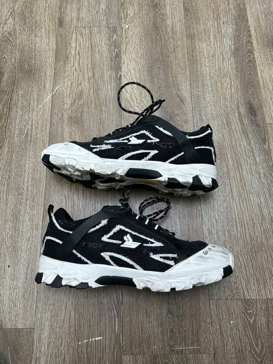 Preowned Sicko Hiking Sneaker Black Canvas White Sole Sz.12