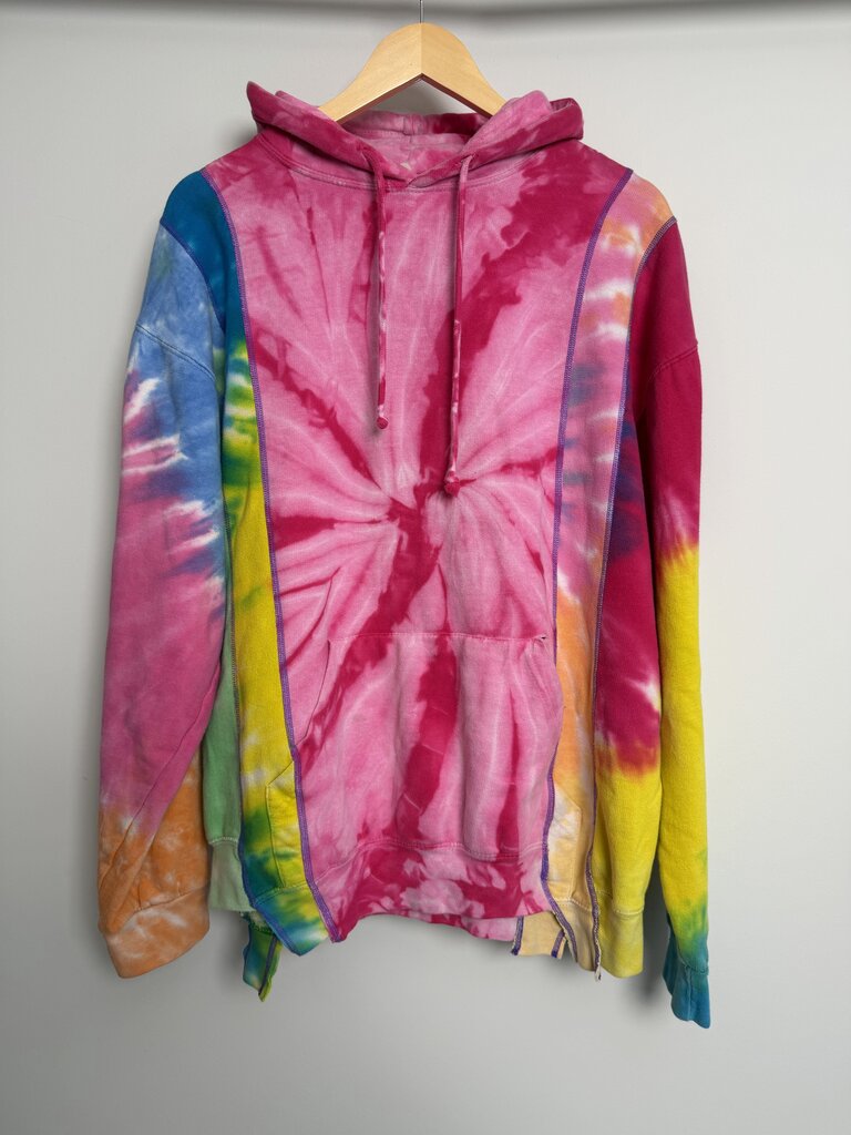 Preowned Needles Tie Dye Patch Hoodie Size M