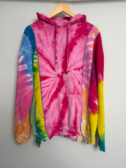 Preowned Needles Tie Dye Patch Hoodie Size M