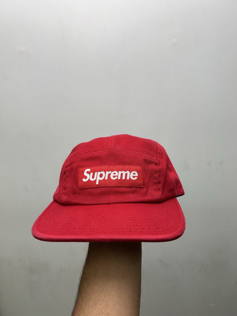 New Supreme Red White Box Logo Hat