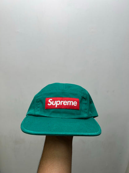 New Supreme Green Red Box Logo Hat