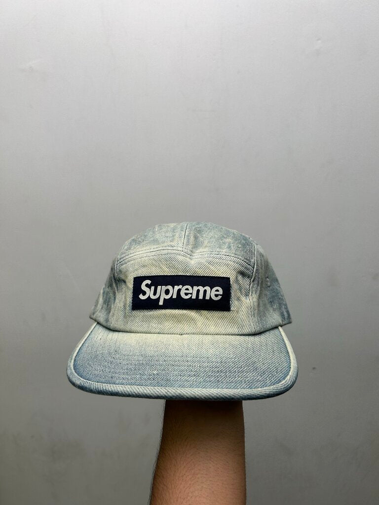 New Supreme Denim Washed Box Logo Hat
