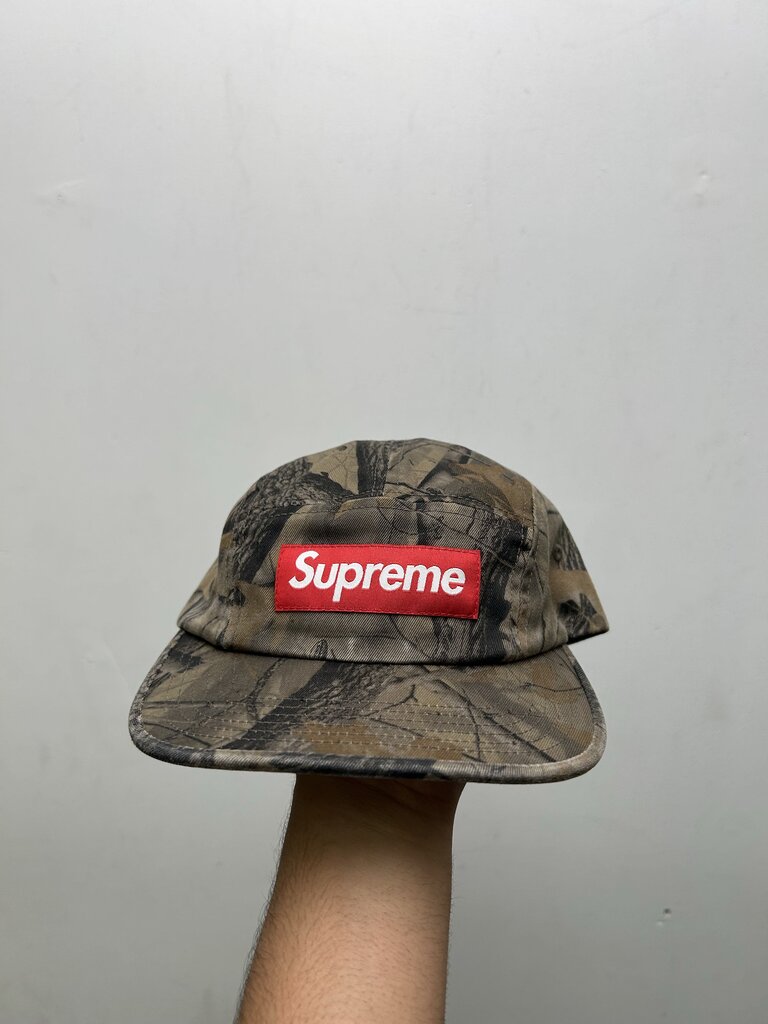 New Supreme Tree Camo Red Box Logo Hat