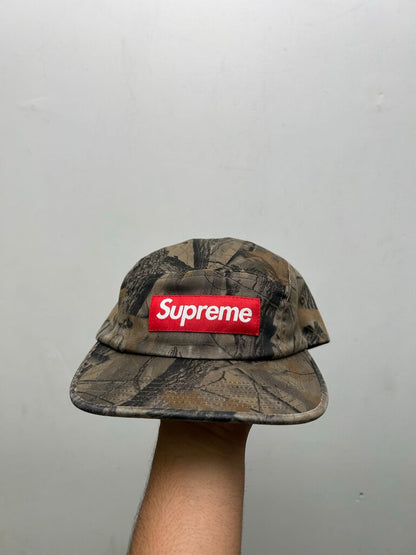 New Supreme Tree Camo Red Box Logo Hat