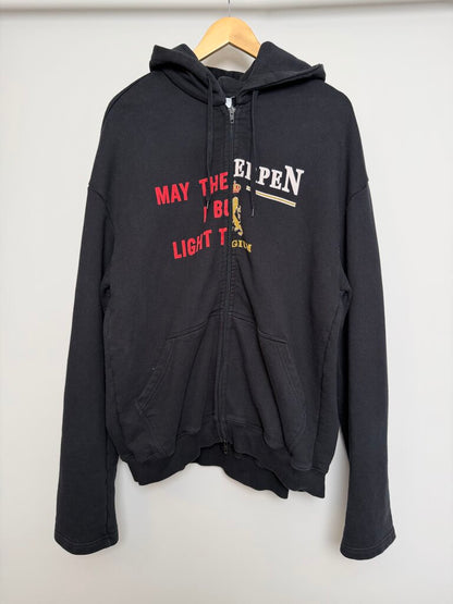 Preowned Vetements May the Bridges/Antwerpen Split Zip Up size XS