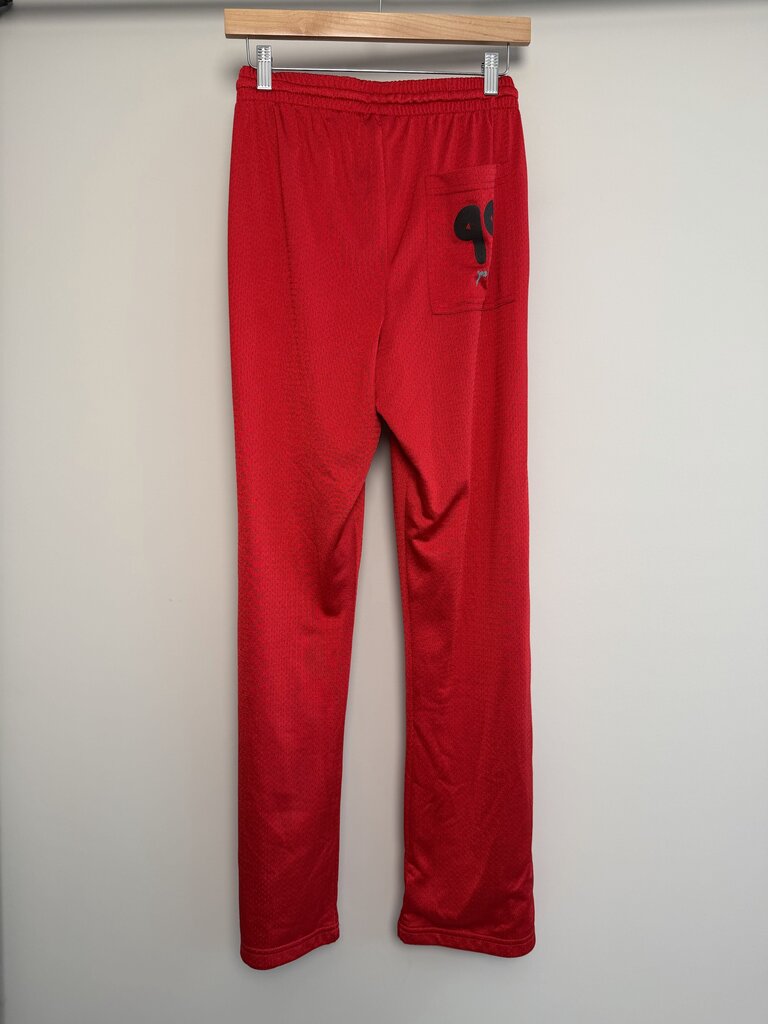 Preowned Chrome Heart Matty Red Mesh Pants size S
