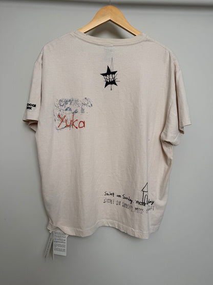 New Protocol Index Real Men Don't Cry Cream Tee size 1(S/M)