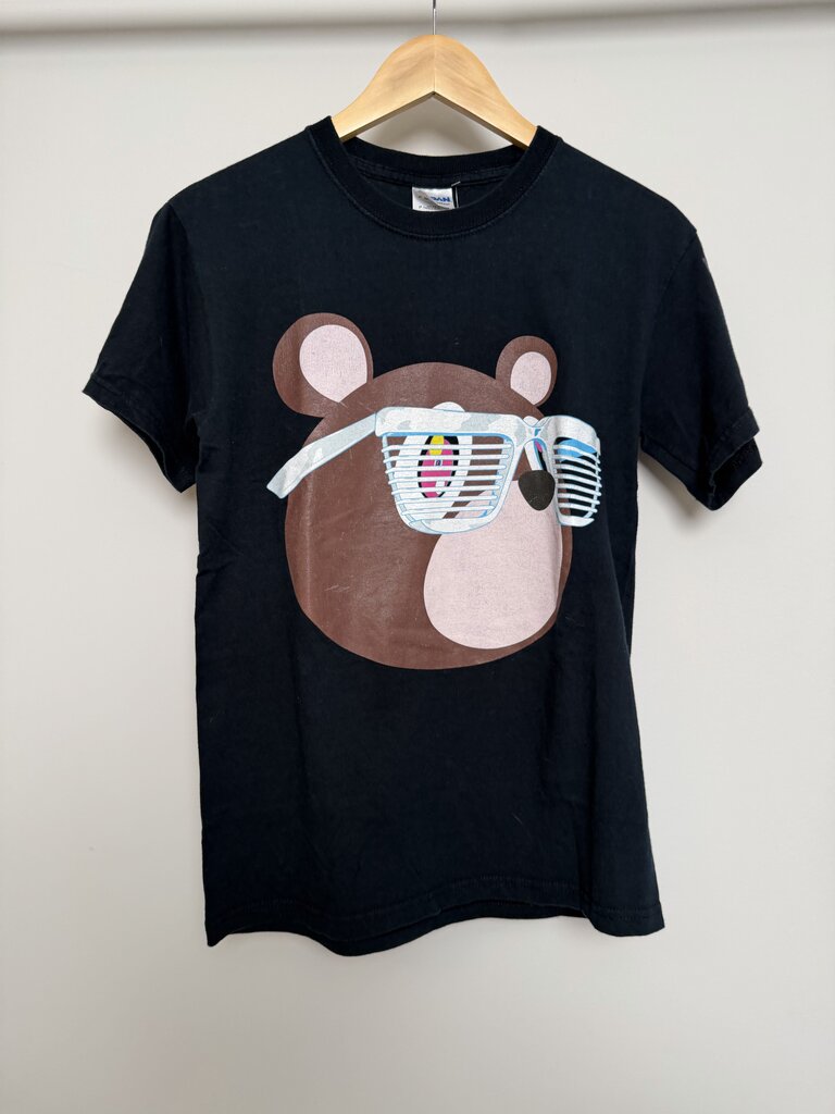 2007 Kanye West Glow in the Dark Tour Tee Black size S