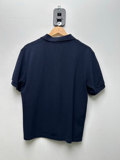 Preowned Miu Miu Navy White Polo Button Up Sz.
