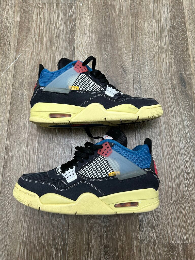 Preowned Jordan 4 Union Black Sz.9