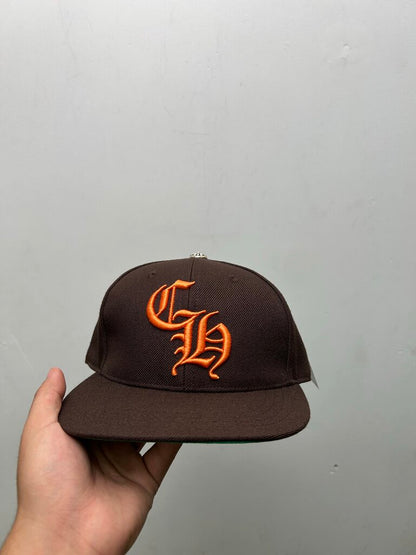 New Chrome Hearts Hat Brown Orange CH