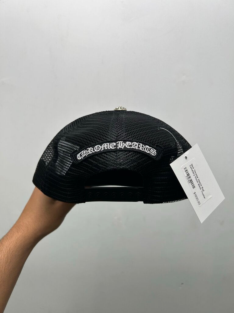 New Chrome Hearts Red Cemetery Patch Black Trucker