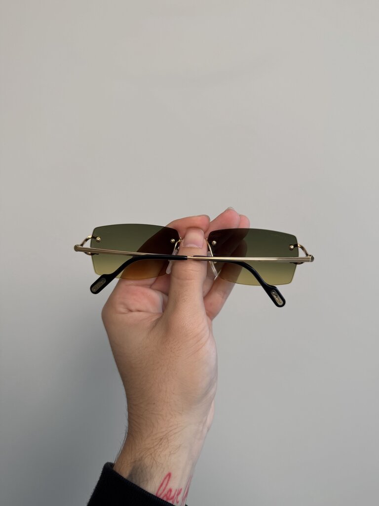 Preowned Catier Gold Yellow Lenses