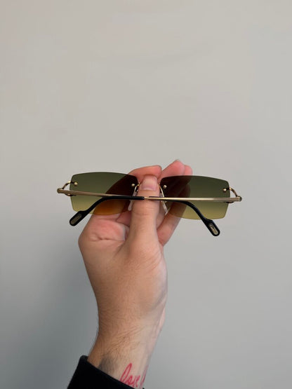 Preowned Catier Gold Yellow Lenses