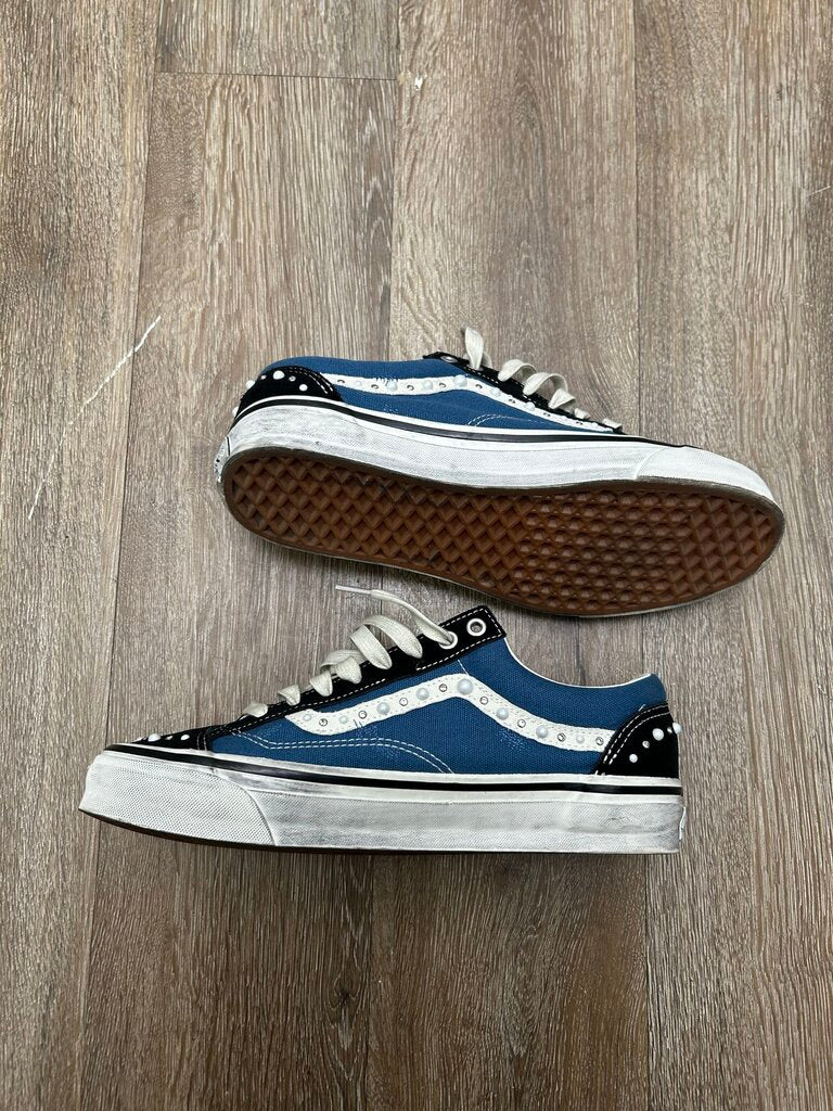 Preowned Vans Pearlized Blue Navy sz.10.5