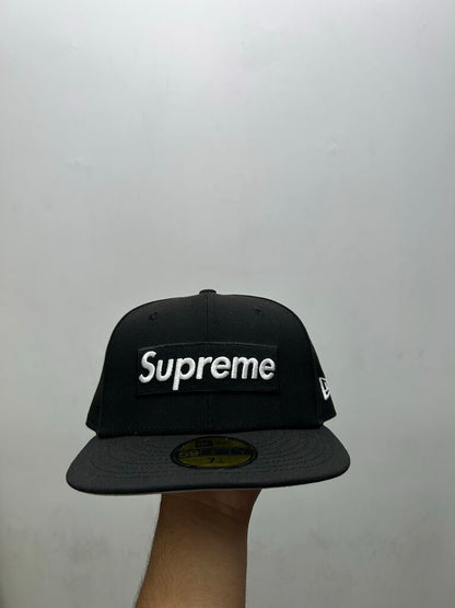 New Supreme Ghost Face Black Fitted Hat Sz.7 1/4