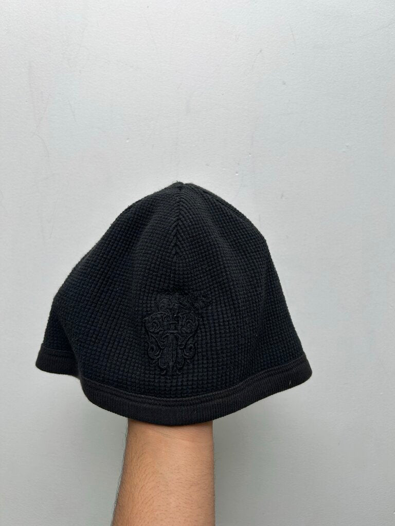 Preowned Chrome Heart Skull Cap Black on Black Dagger (FLAW)
