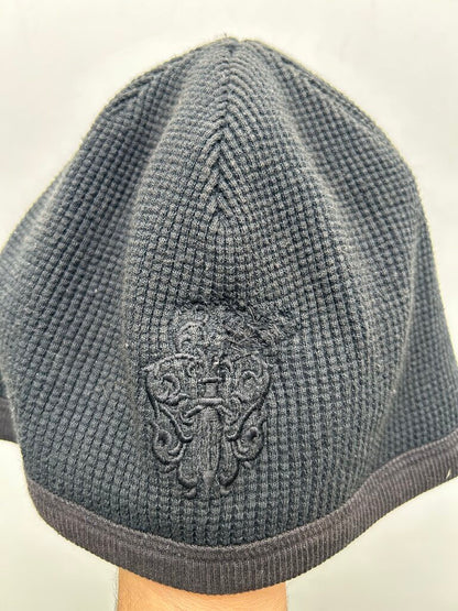 Preowned Chrome Heart Skull Cap Black on Black Dagger (FLAW)