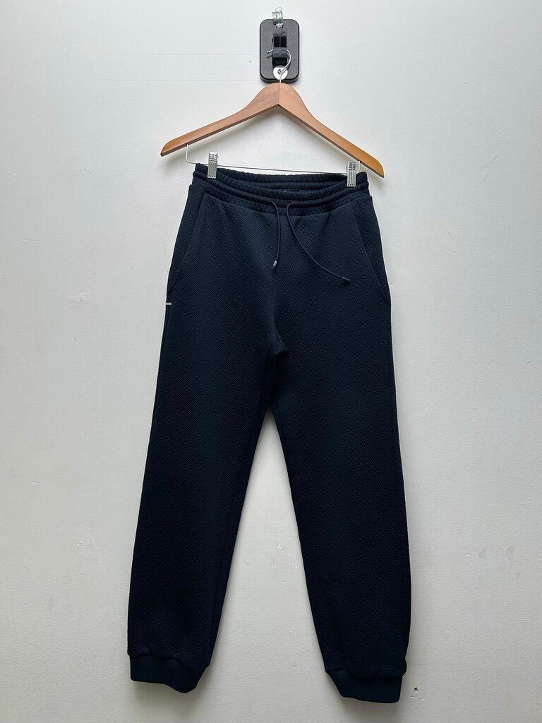 Preowned Louis Vuitton Navy Monogram Sweatpants Size Small