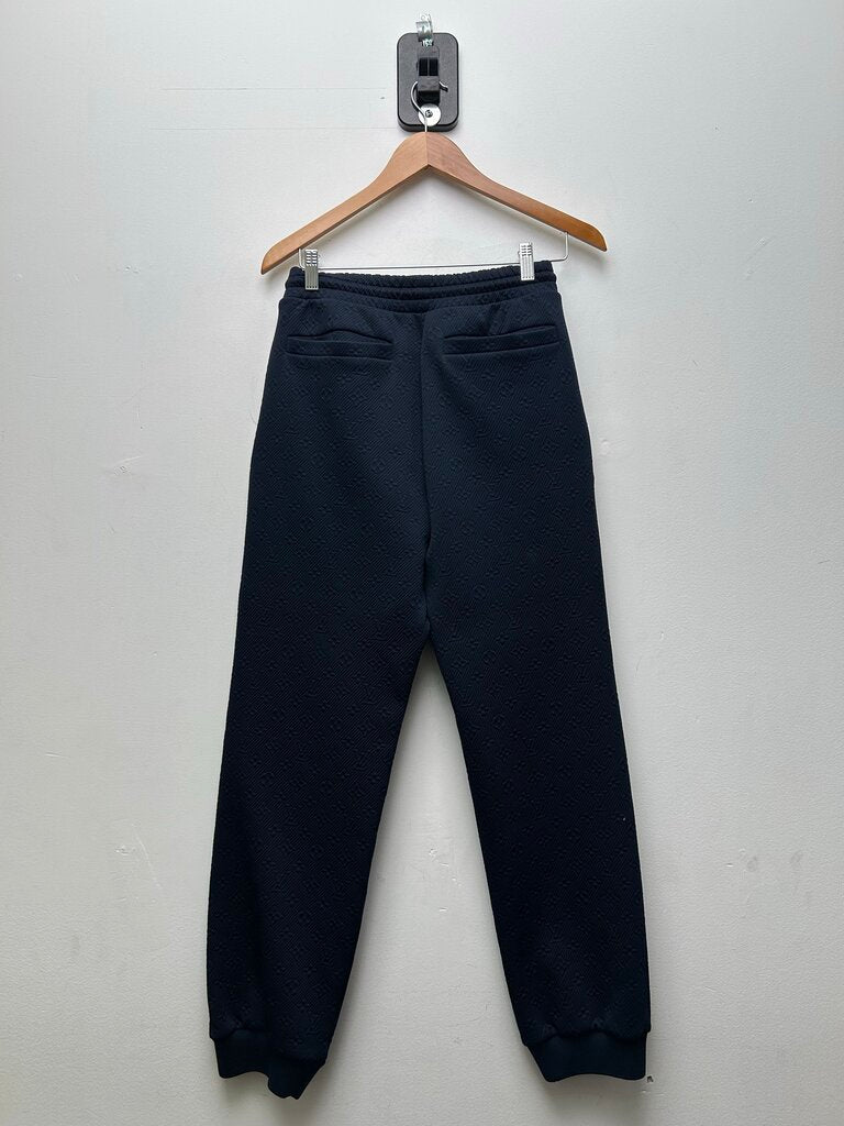 Preowned Louis Vuitton Navy Monogram Sweatpants Size Small