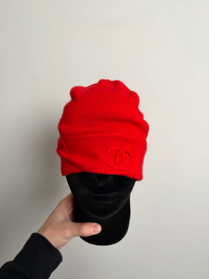 Preowned Chanel Red Skully