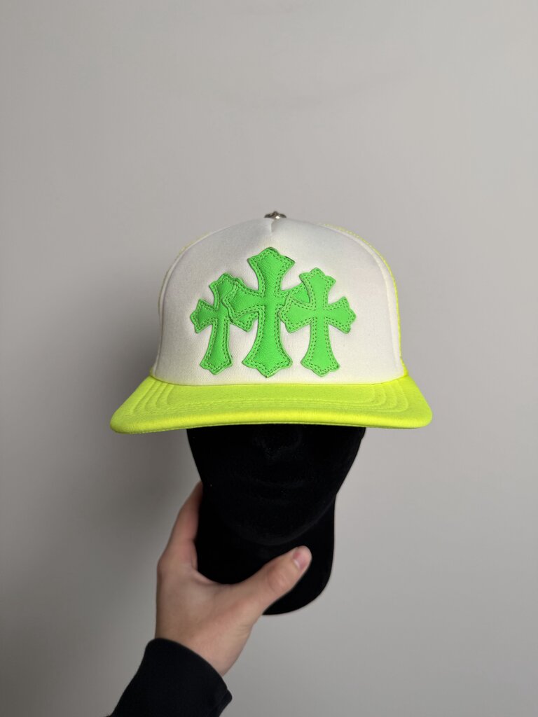 New Chrome Heart Triple Cross Neon Trucker