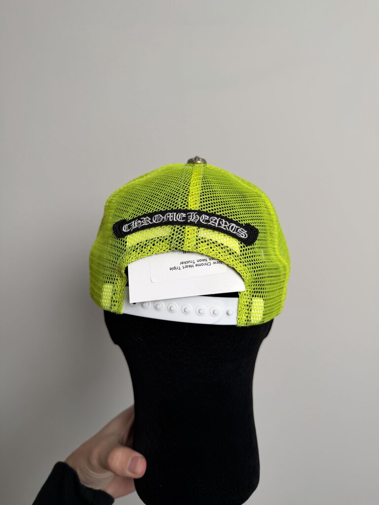 New Chrome Heart Triple Cross Neon Trucker