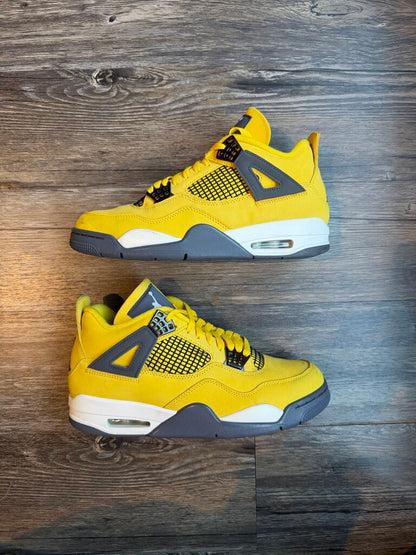 Preowned Jordan 4 Lightning size 9.5