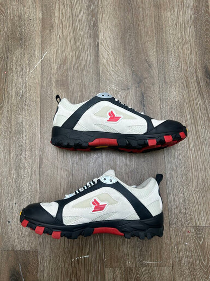 Preowned Sicko Hiking Sneaker White Red SZ 9