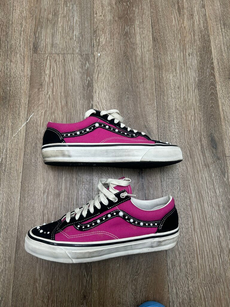 Preowned Vans Pearlized Pink Sz 9.5
