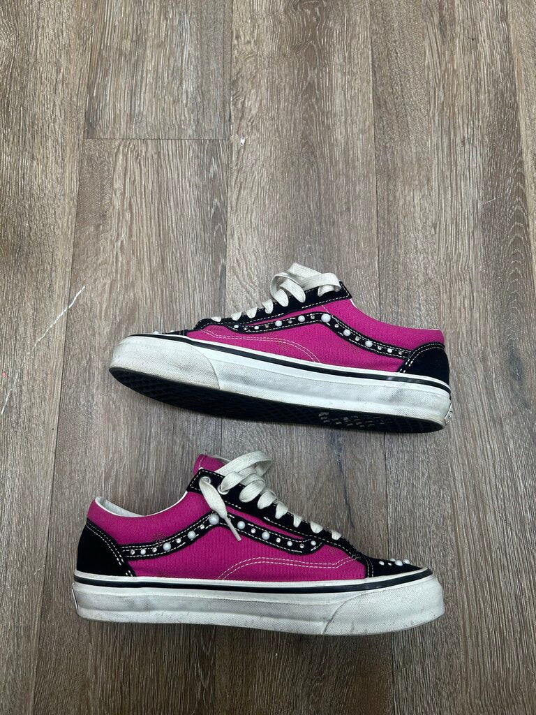 Preowned Vans Pearlized Pink Sz 9.5