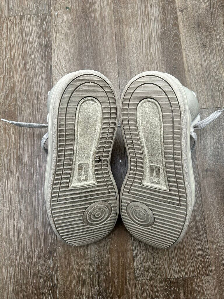 Preowned Rick Owens Turbowpn Grey White High Sz.10